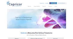 Desktop Screenshot of capricor.com